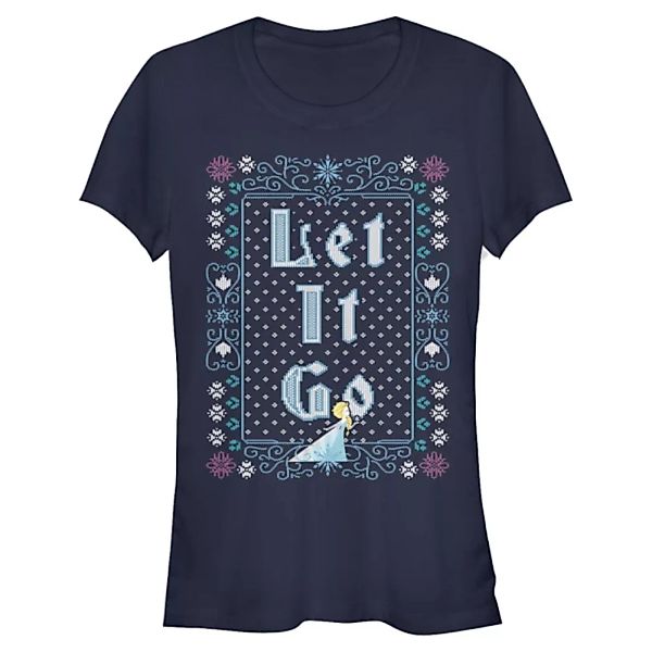 Disney - Eiskönigin - Elsa Let It Go Ugly Sweater - Frauen T-Shirt günstig online kaufen