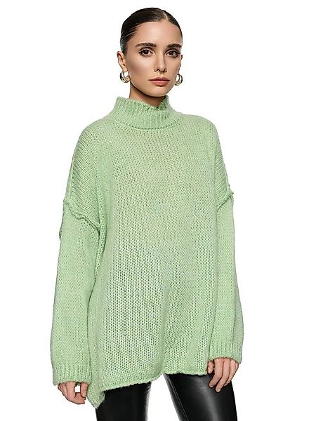 Worldclassca Longpullover WORLDCLASSCA Damen Oversize Strickpulllover Lang günstig online kaufen