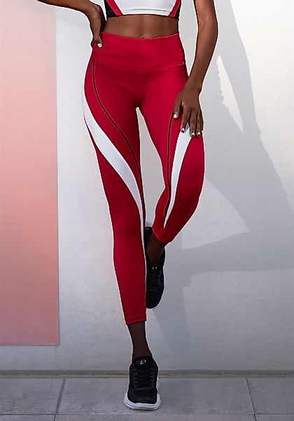 LASCANA ACTIVE Leggings, Logo-Badge und Reißverschlusstasche auf der Rückse günstig online kaufen