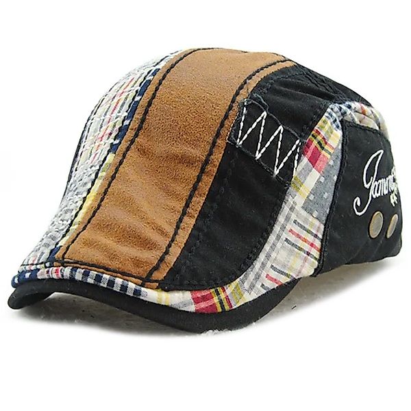 Sporty Flat Cap Gatsby Patch Schirmmütze günstig online kaufen