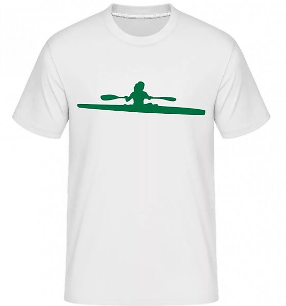 Kayak Shape Green · Shirtinator Männer T-Shirt günstig online kaufen