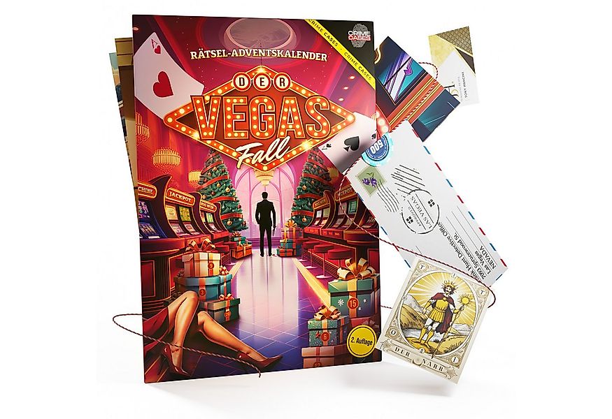 CRIMECASES Spielzeug-Adventskalender Der Vegas Fall, Krimi-Adventskalender günstig online kaufen