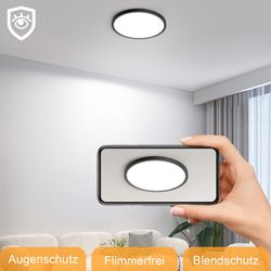 Nettlife LED Deckenleuchte LED Deckenleuchte Flach günstig online kaufen