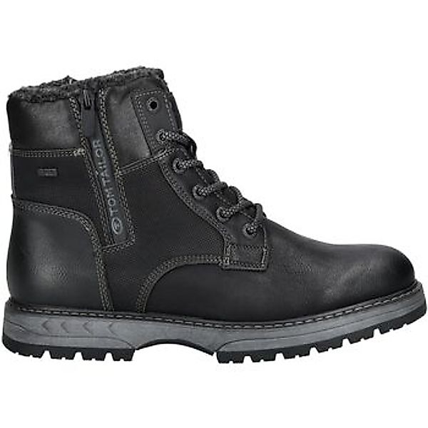 TOM TAILOR Schnürstiefelette "Tom Tailor Stiefelette Lederimitat/Textil" günstig online kaufen