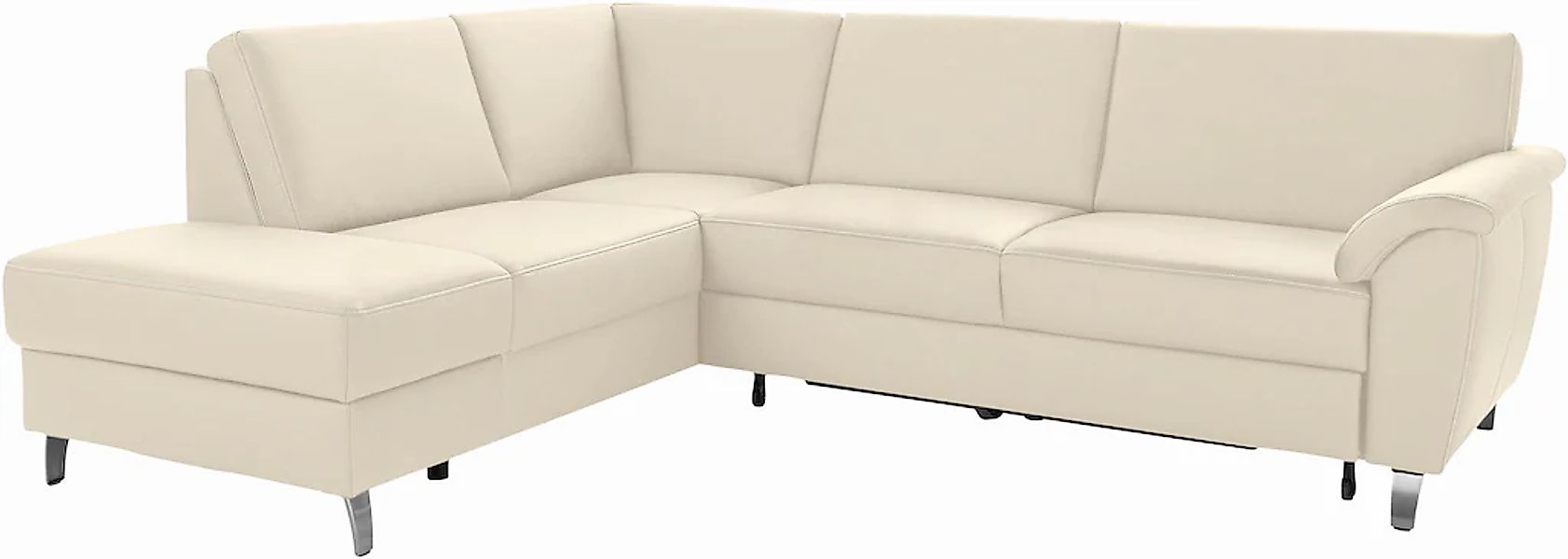 sit&more Ecksofa »Texel L-Form«, mit Federkern, wahlweise mit Bettfunktion günstig online kaufen