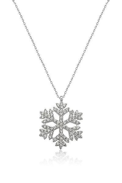 Einzelstück Kette mit Anhänger Snowflake Halskette günstig online kaufen