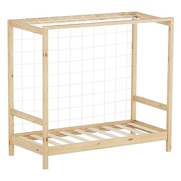 ML-DESIGN Jugendbett Fußballtor Einzelbett für Kinder Holzbett mit Lattenro günstig online kaufen