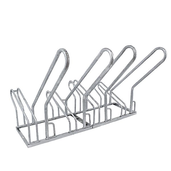 TRUTZHOLM Fahrradständer für 4 Fahrräder 140x40x83 cm Stahl günstig online kaufen