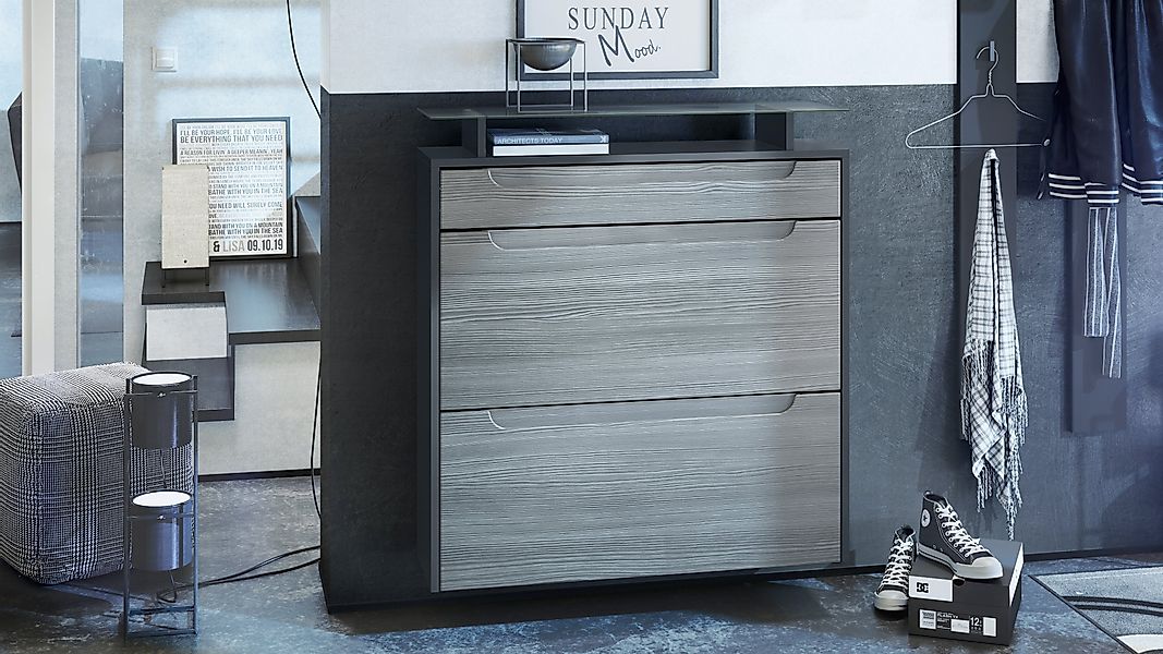 Vladon Schuhschrank Annie (Schuhkipper für 16 günstig online kaufen