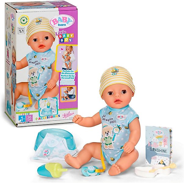 Baby Born Babypuppe Little Baby Boy 36 cm, mit 7 Funktionen günstig online kaufen
