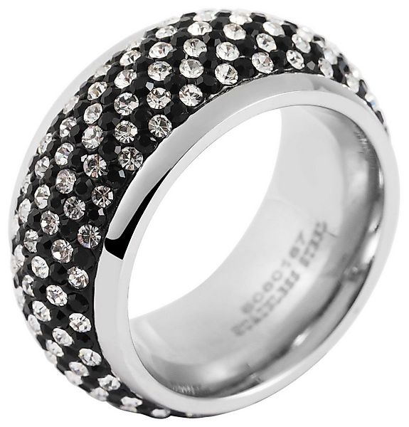 AKZENT Fingerring Ganit Edelstahl silber Damen, Damen Ring günstig online kaufen