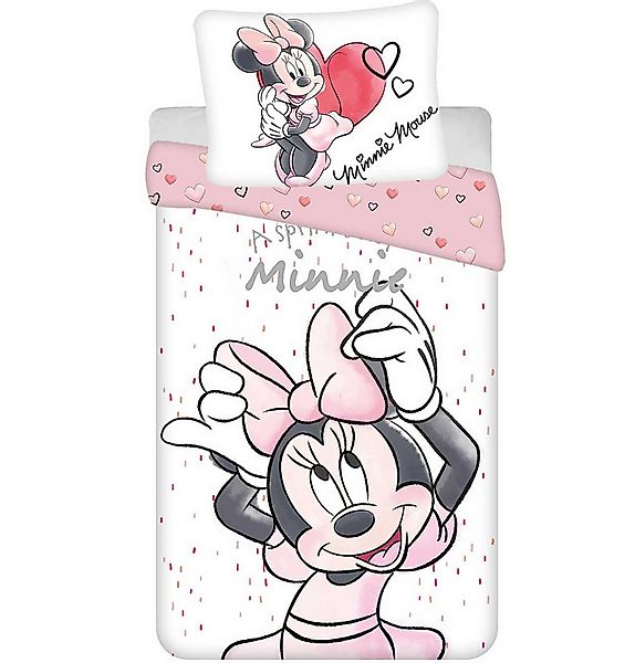 Disney Wendebettbezug Disney Minnie Maus Wende Bettwäsche Kopfkissen für 13 günstig online kaufen