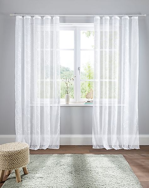 Home affaire Gardine Adele, Kräuselband (1 günstig online kaufen