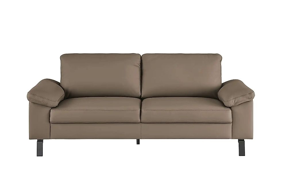 Max Schelling Ledersofa mit Winkelfüßen Maximum ¦ braun ¦ Maße (cm): B: 204 günstig online kaufen