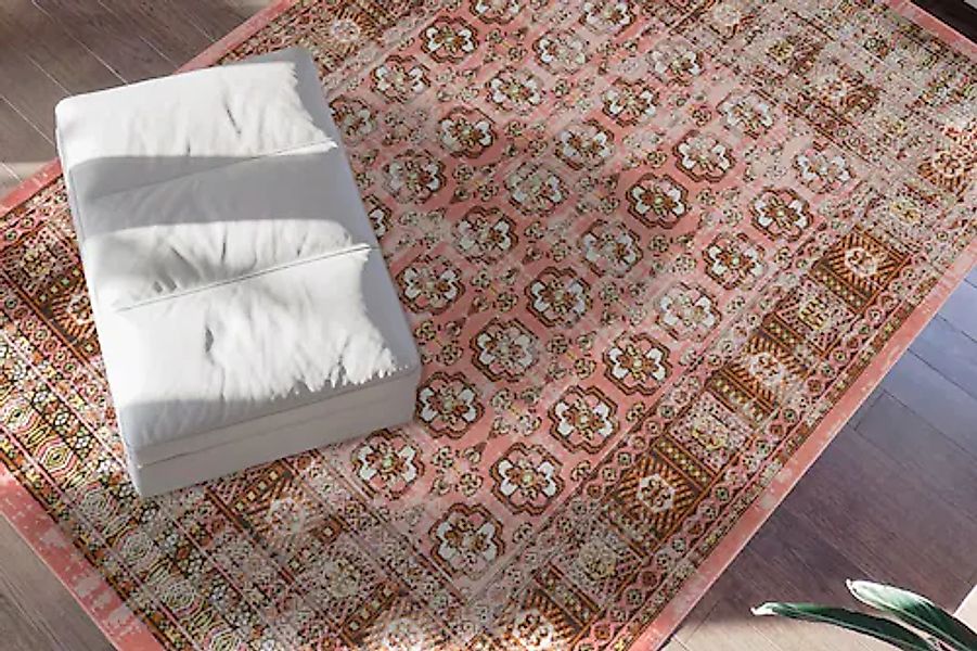 me gusta Teppich »Ariya 625«, rechteckig, 6 mm Höhe, Flachflor, gekettelt, günstig online kaufen