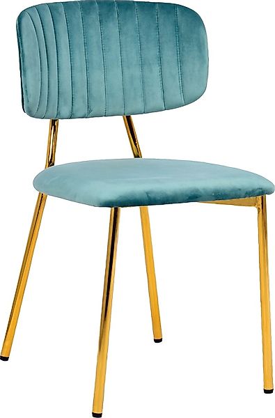 Kayoom Esszimmerstuhl »Stuhl Kian 125 2er-Set,filigranes Metallgestell,pfle günstig online kaufen