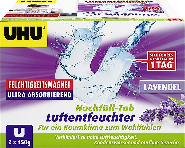 UHU Luftentfeuchter UHU Luftentfeuchter Feuchtigkeitsmagnet Lavendel günstig online kaufen