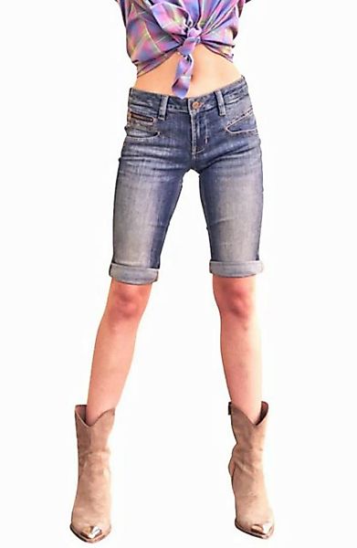 Freeman T. Porter Jeansshorts Belixa Super Stretch Denim pacific günstig online kaufen