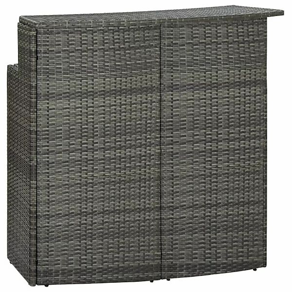 vidaXL Gartentisch Garten-Bartisch Grau 120x55x110 cm günstig online kaufen