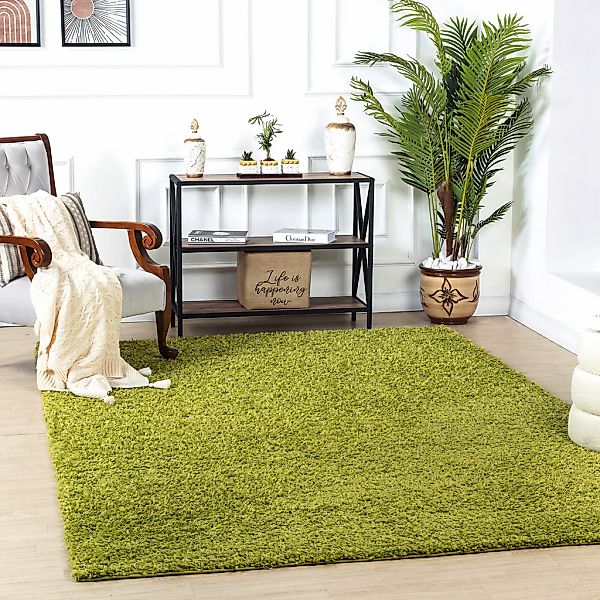 Livabliss Hochflor-Teppich "BORACAY" rechteckig 37 mm Höhe Flauschig, Langf günstig online kaufen