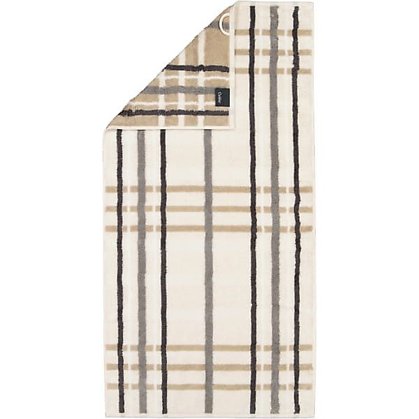 Cawö Handtücher Noblesse Check 1089 - Farbe: natur - 33 - Handtuch 50x100 c günstig online kaufen