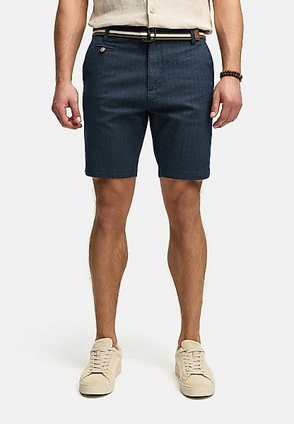 Indicode Chinoshorts INThews aus Twill mit passendem Gürtel günstig online kaufen
