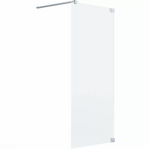 Schöner Wohnen Duschabtrennung Walk-In Silbermatt 100 cm x 200 cm DIN R günstig online kaufen