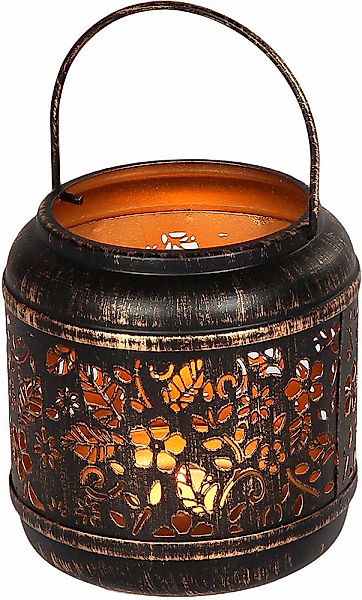 Ambiente Haus Kerzenlaterne "Laterne aus Metall - (H) 20cm", (1 St.) günstig online kaufen