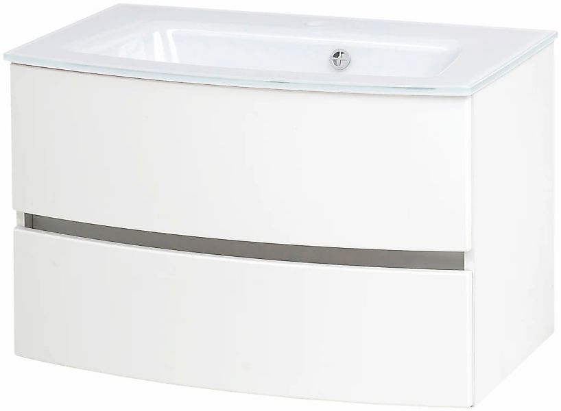 welltime Waschtisch "Kaunas" Breite 80 cm, mit Soft-Close Funktion günstig online kaufen