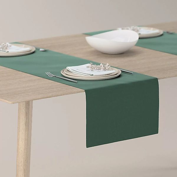 Tischläufer, dunkelgrün, 40 x 130 cm, Velvet (704-25) günstig online kaufen