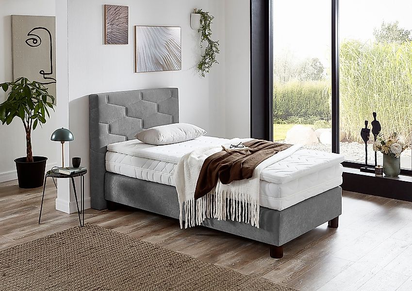 Westfalia Schlafkomfort Boxspringbett wahlweise mit Topper günstig online kaufen