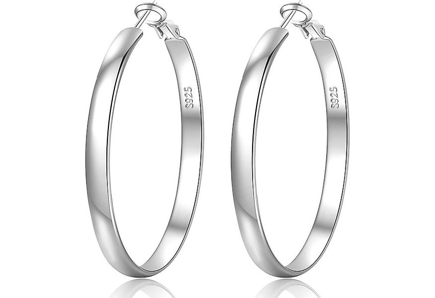 LuxusKollektion Schmuckset Creolen Silber 925 Damen 5mm Hypoallergene 14K V günstig online kaufen