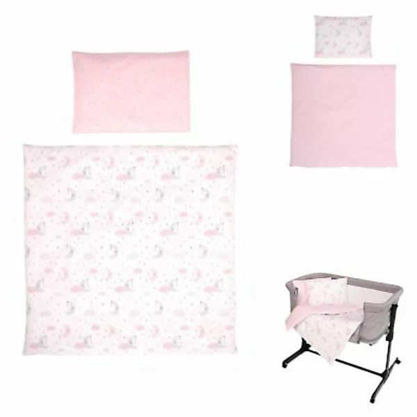 Babybettwäsche-Set Eva Bettwäsche pink/rosa Gr. 75 x 75 günstig online kaufen