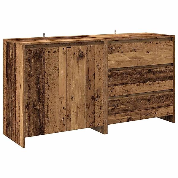 vidaXL 2-Tlg Sideboard Altholz-Optik Holzwerkstoff 3329177 günstig online kaufen