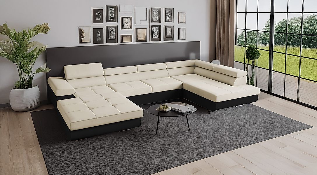 Goldstoff Wohnlandschaft RELAX U Ecksofa mit günstig online kaufen