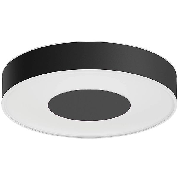 Philips Hue Deckenleuchte White & Color Ambiance Infuse M Schwarz 2400 lm günstig online kaufen