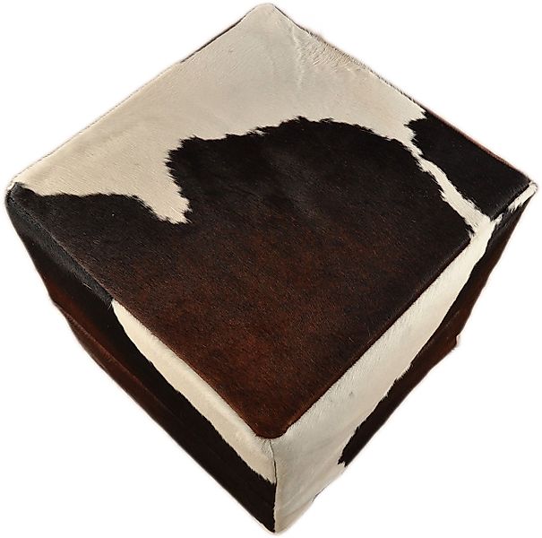 KUHFELL online & NOMAD Fußhocker Kuhfell Hocker Sitzwürfel 40 x 40 x 40 cm günstig online kaufen