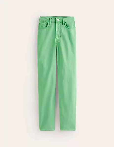 Mittelhohe Jeans mit schmalem Bein Damen Boden, Ming-Grün günstig online kaufen