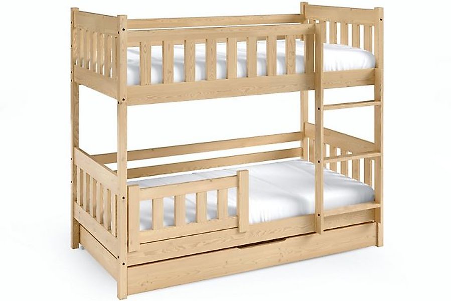KONSIMO® Etagenbett LUMBE Kinderbett, Holzbett, hergestellt in der EU (inkl günstig online kaufen