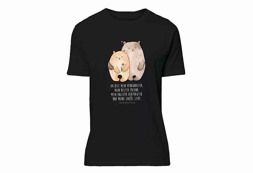 Mr. & Mrs. Panda T-Shirt Bären Liebe - Schwarz - Geschenk, Frauen, Verlobun günstig online kaufen