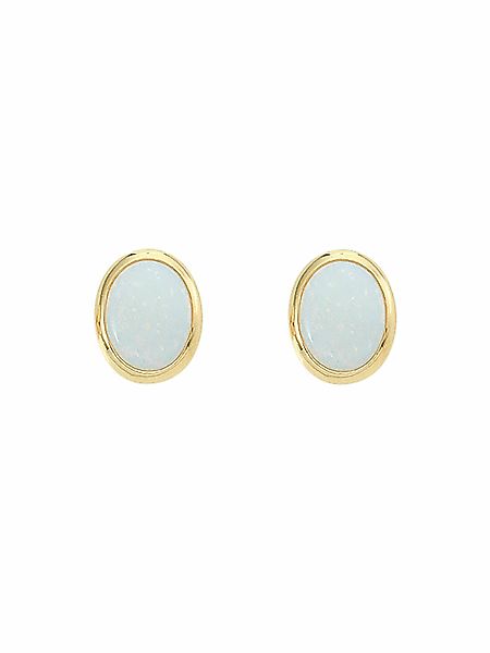 Adelia´s Paar Ohrhänger "1 Paar 585 Gold Ohrringe / Ohrstecker mit Opal", 5 günstig online kaufen