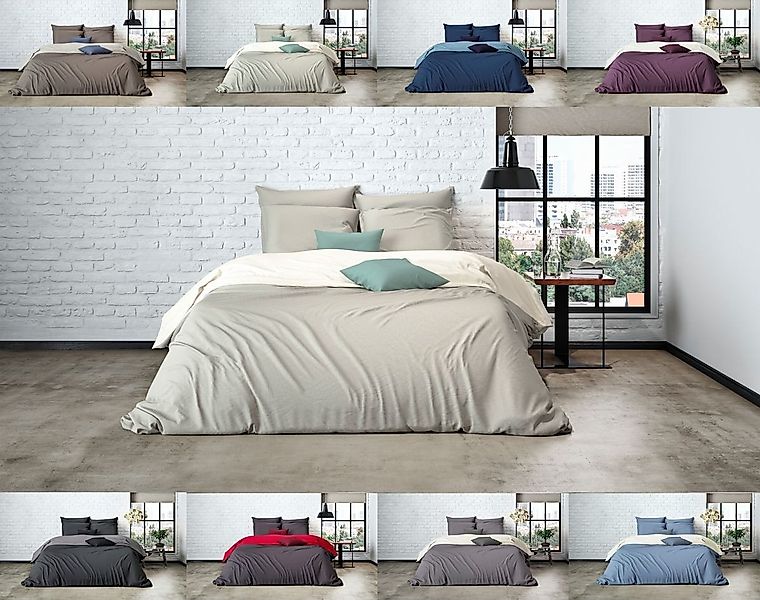mistral home Wendebettwäsche Uni Einfarbig Wende Bettwäsche Mistral Home Ed günstig online kaufen