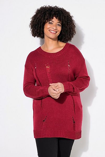 Angel of Style Strickpullover Pullover Loose Fit Destroyed-Look günstig online kaufen
