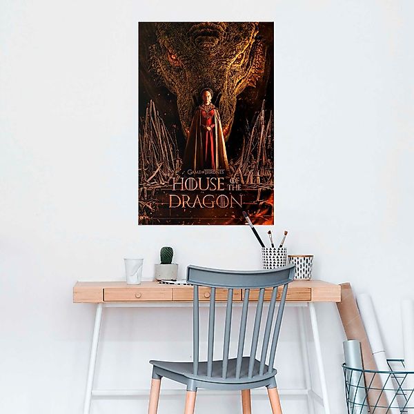 Reinders Poster "House of the Dragon - dragon throne" günstig online kaufen
