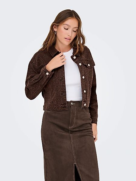 ONLY Jeansjacke "ONLANLIE-ANIMAL L/S JACKET CC PNT", ohne Kapuze günstig online kaufen