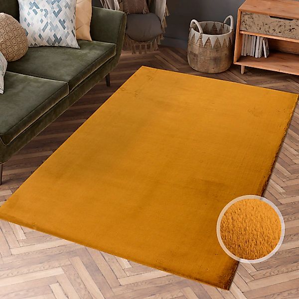 Carpet City Hochflor-Teppich »TOPIA 400«, rechteckig, 21 mm Höhe, Kunstfell günstig online kaufen