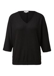 s.Oliver 3/4-Arm-Shirt mit Struktur günstig online kaufen