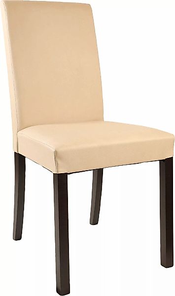 Home affaire 4-Fußstuhl "Nina", (Set), 2 St., Microfaser, strapazierfähige günstig online kaufen