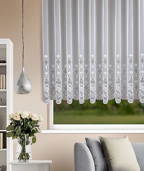 HOMING Gardine "Sophie" Kräuselband 1 Stk. tlg. Fertigschal günstig online kaufen