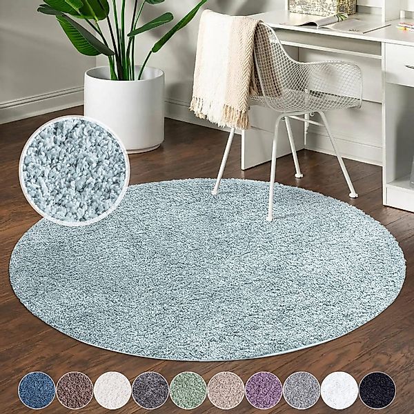 Carpet City Hochflor-Teppich City Shaggy, rund, günstig online kaufen